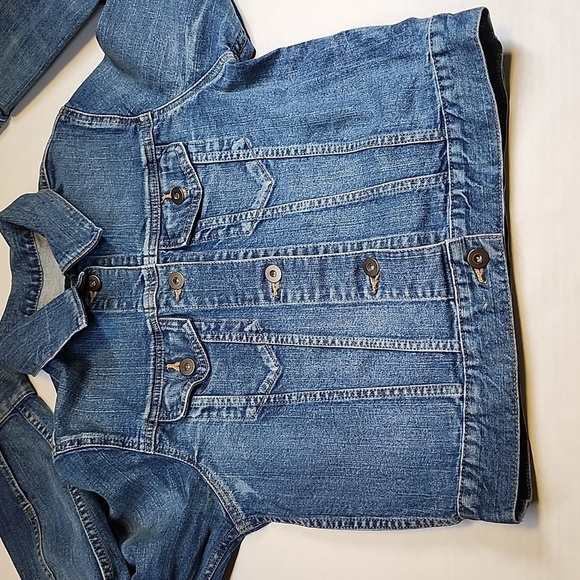 Uniqlo Dark Wash Denim Jacket Size S - Picture 8 of 9